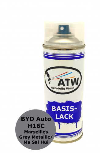 Autolack für BYD Auto H16C Marseilles Grey Metallic / Ma Sai Hui